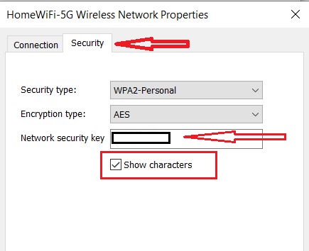 What is the Network Security Key For WiFi?